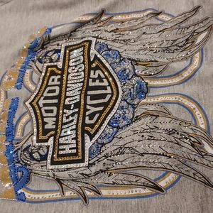 Ladies Harley-Davidson long sleeve bling top